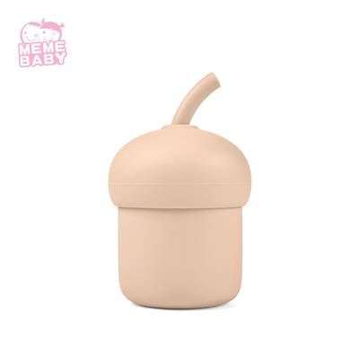 Cute Cake Shape Silicone Sippy Cup Eco Nodic Christmas Kids Dinner Gift Set