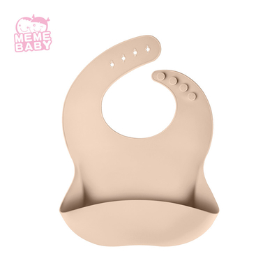 Feeding Silicone Baby Bib Big Food Catching Eco Friendly Sustainable Infant Kid