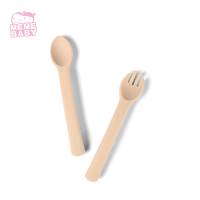Minimalist Style Silicone Fork And Spoon Set With BSCI Certificate