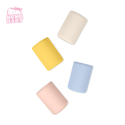 Small Size Chemicals Free Silicone Straw Cup 240 Degree ODM Welcome