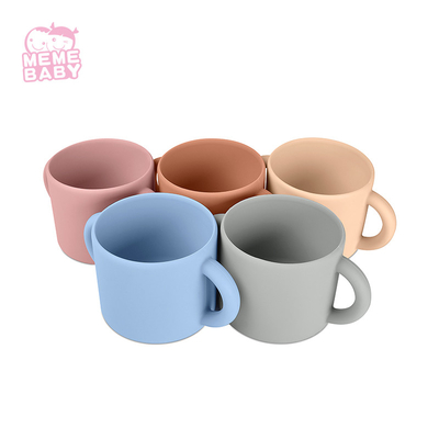 Minimalist Style Leak Proof Straw Sippy Cup 220ml For Infant Kids