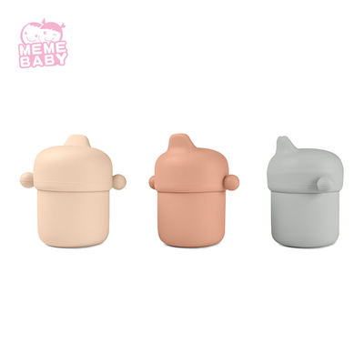 CPC Approval No Spill Silicone Sippy Cup Silicone Training Cup For Toddlers