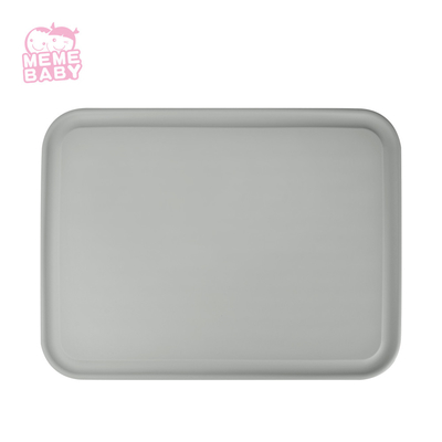 400*300mm Childrens Silicone Placemat gray With Raised Edges