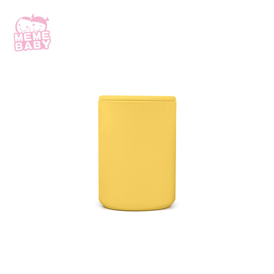 6oz Customized Color Silicone Straw Cup For Baby Infant Learning