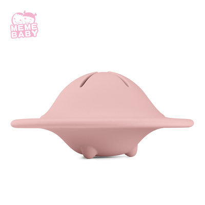 UFO Shape 220ml Collapsible Silicone Snack Cup For Toddler And Baby