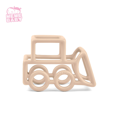 BPA Free Silicone Baby Teether Soft Hollow Chew Toy Easy To Grasp