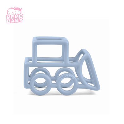BPA Free Silicone Baby Teether Soft Hollow Chew Toy Easy To Grasp