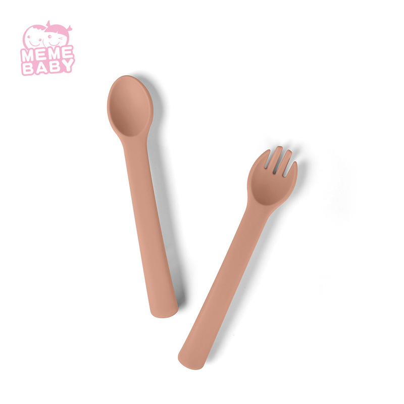 Minimalist Style Silicone Fork And Spoon Set With BSCI Certificate