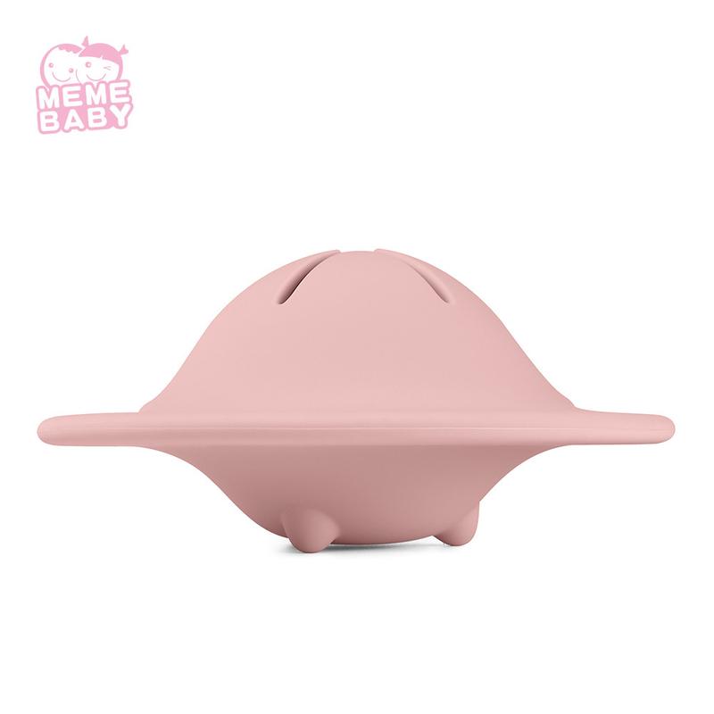 UFO Shape 220ml Collapsible Silicone Snack Cup For Toddler And Baby