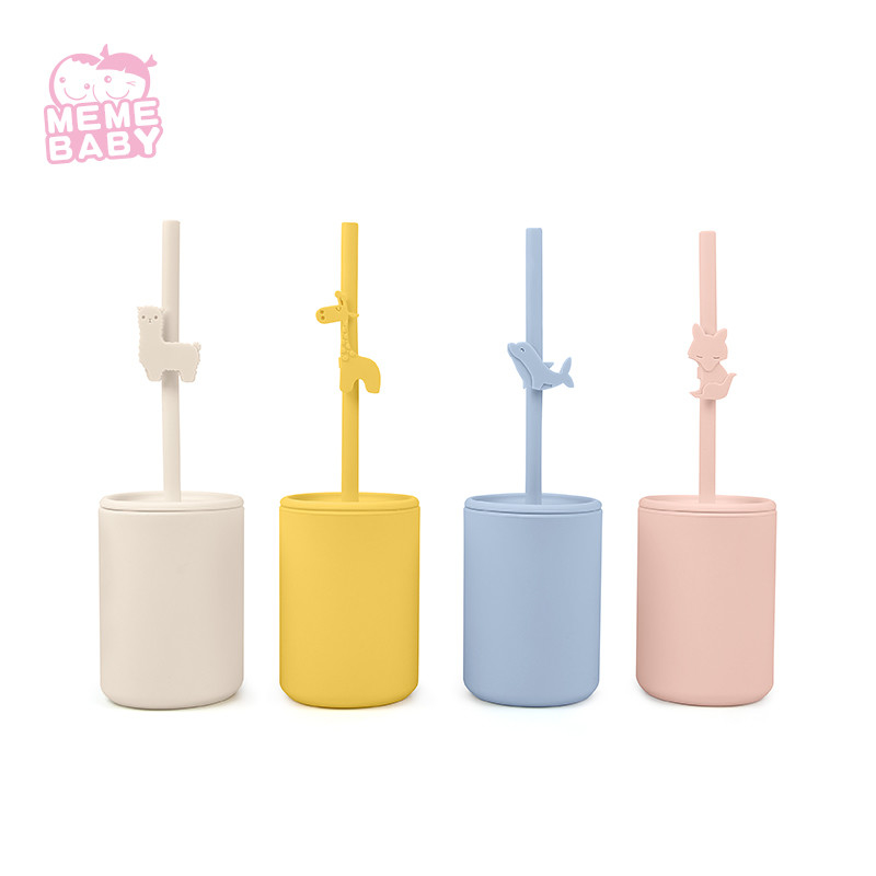 BPA Free Silicone Straw Cup